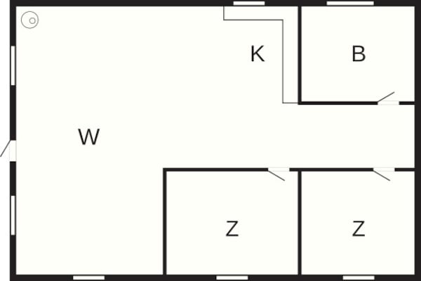 Foto van Rustige retraite in Skaerbaek - Vakantiehuis in Skærbæk - FloorPlan