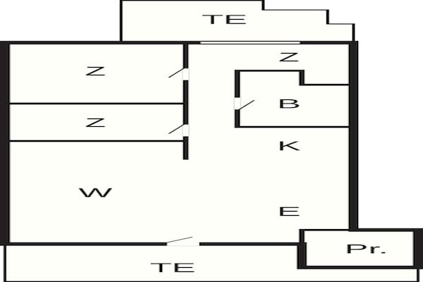 Foto van 6 persoons vakantie huis in Ebeltoft-By Traum - Vakantiehuis in Ebeltoft - FloorPlan