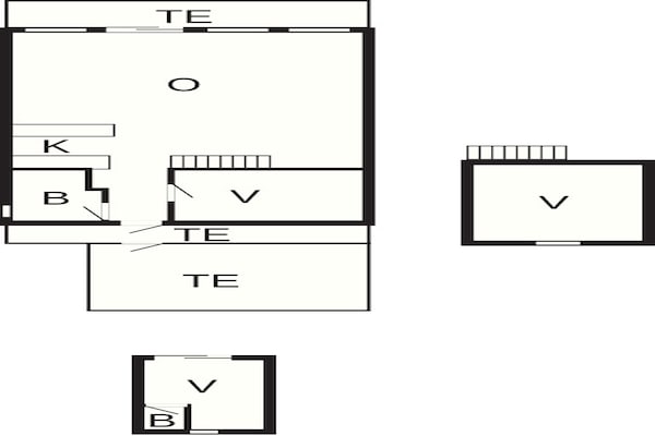 Foto van 6 persoons vakantie huis in Fanø-By Traum - Vakantiehuis in Fanø - FloorPlan