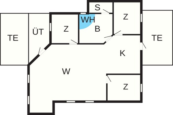 Foto van 6 persoons vakantie huis in Hadsund-By Traum - Vakantiehuis in Hadsund - FloorPlan