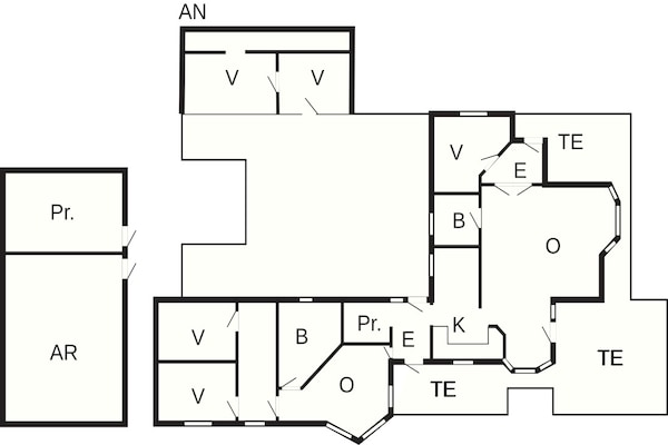 Foto van Ruim familieverblijf -- By Traum Ferienwohnungen - Vakantiehuis in Skals - FloorPlan