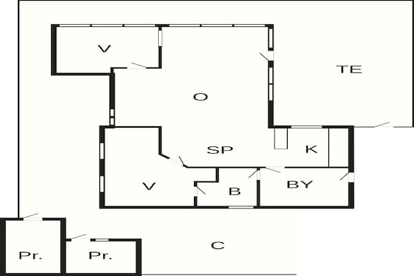 Foto van Zeezicht met charme -- By Traum Ferienwohnungen - Vakantiehuis in Børkop - FloorPlan