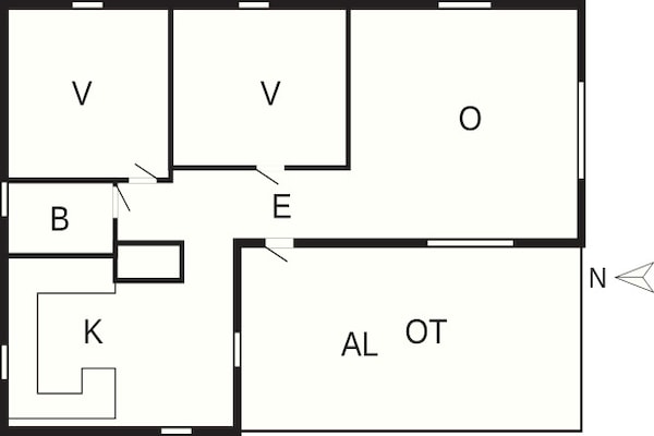 Foto van 5 persoons vakantie huis in Osby - Vakantiehuis in Osby - FloorPlan