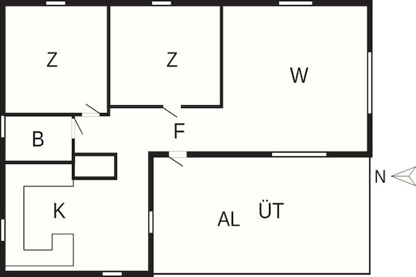 Foto van 5 persoons vakantie huis in Osby - Vakantiehuis in Osby - FloorPlan