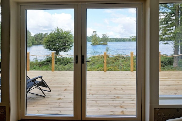 Foto van Huis aan het meer met terras - Vakantiehuis in HYLTEBRUK - WaterView