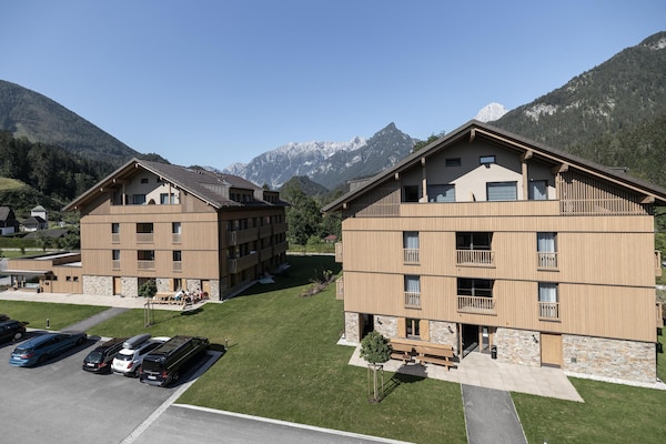 Foto van 3-slaapkamer Alpenappartement voor 8 gasten - Vakantiehuis in Hinterstoder - ExteriorSummer