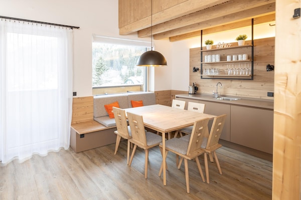 Foto van 3-slaapkamer Alpenappartement voor 8 gasten - Vakantiehuis in Hinterstoder - Kitchen