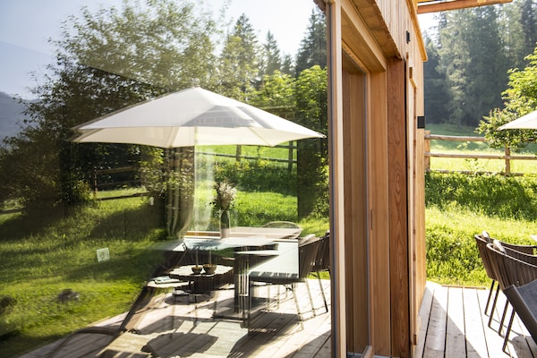 Foto van Chalet in Wölting met natuurlijke zwemvijver - Vakantiehuis in Wölting - ParkFacilities