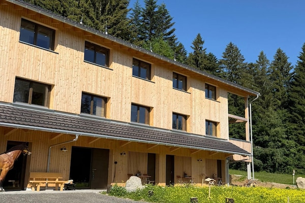 Foto van Hondvriendelijk appartement in het Bregenzerwald - Vakantiehuis in Sibratsgfäll - ExteriorSummer