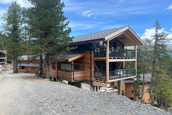 Foto van Chalet met sauna op balkon - Vakantiehuis in Turrach - ExteriorWinter