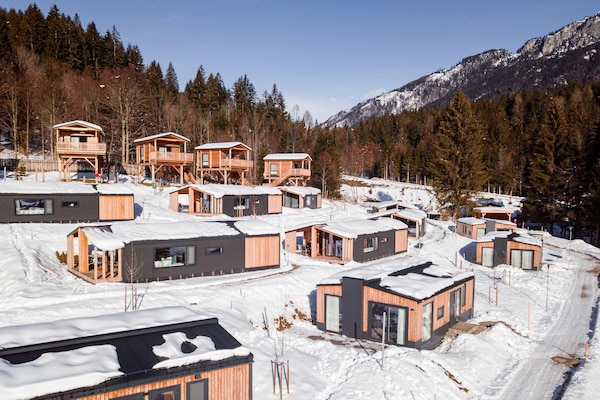 Foto van Modern chalet met airconditioning - Vakantiehuis in Kötschach-Mauthen - ExteriorWinter