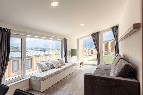 Foto van Modern chalet met airconditioning - Vakantiehuis in Kötschach-Mauthen - LivingRoom