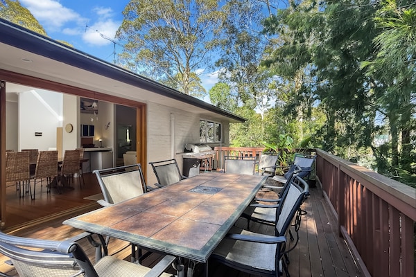 Foto van 3-slaapkamerwoning aan de rivier met ruim terras en barbecue - TerraceBalcony
