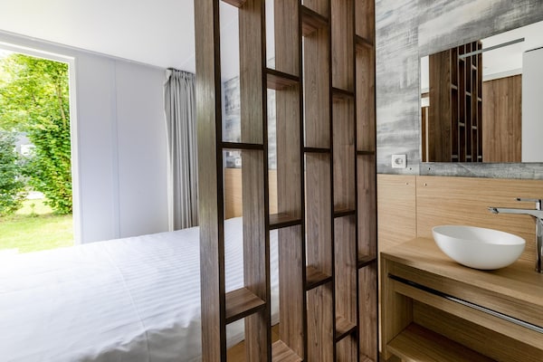 Foto van Chalet in Baalse Hei met modern comfort - Vakantiehuis in Turnhout - BathRoom