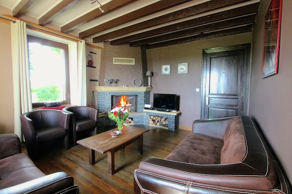 Foto van Ruime villa op het platteland - Vakantiehuis in Harfontaine - LivingRoom