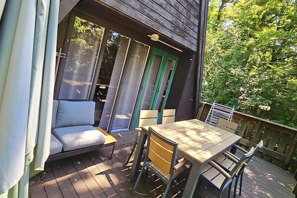 Foto van Comfortabel omheind chalet in Durbuy - Vakantiehuis in Durbuy - TerraceBalcony