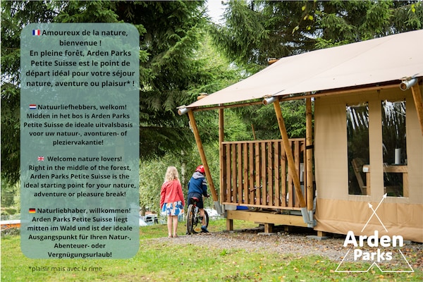 Foto van Gezellige Glampingtent in de Ardennen - Vakantiehuis in Dochamps - GardenSummer