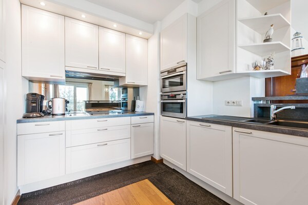Foto van Kasteel appartement met uitzicht - Vakantiehuis in Blankenberge - Kitchen