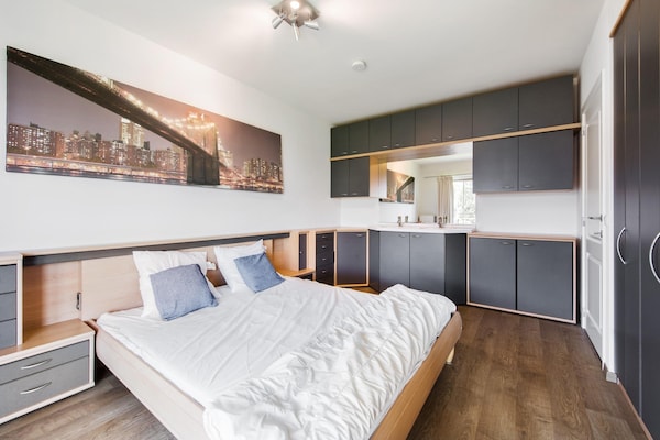 Foto van Kasteel appartement met uitzicht - Vakantiehuis in Blankenberge - BedRoom