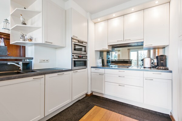 Foto van Kasteel appartement met uitzicht - Vakantiehuis in Blankenberge - Kitchen