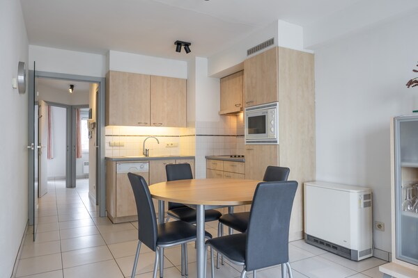 Foto van Appartement met 2 slaapkamers en zeezicht - Vakantiehuis in Middelkerke - Untagged
