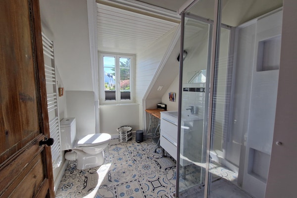 Foto van Vakantiehuis Locquirec bij Strand - Vakantiehuis in Locquirec - BathRoom