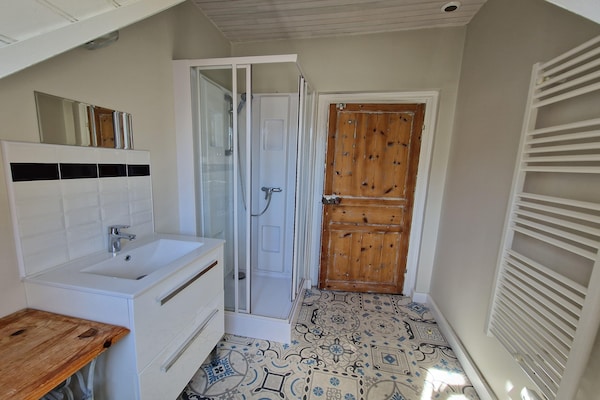 Foto van Vakantiehuis Locquirec bij Strand - Vakantiehuis in Locquirec - BathRoom