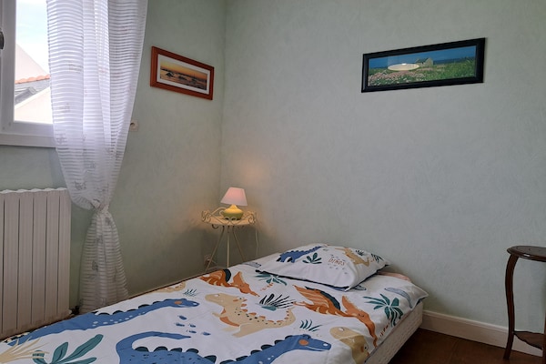 Foto van Huis in Treompan bij Zandstrand - Vakantiehuis in Ploudalmézeau - BedRoom