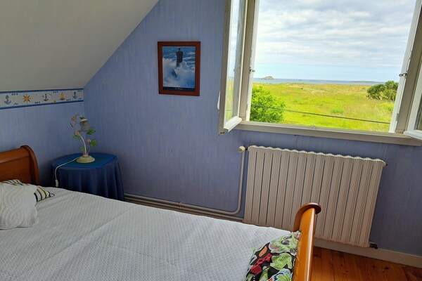 Foto van Huis in Treompan bij Zandstrand - Vakantiehuis in Ploudalmézeau - BedRoom