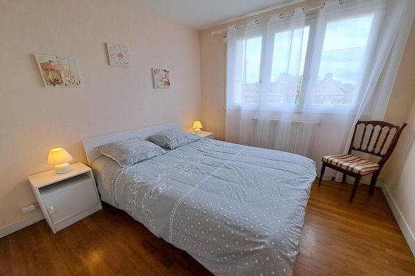 Foto van Huis in Treompan bij Zandstrand - Vakantiehuis in Ploudalmézeau - BedRoom