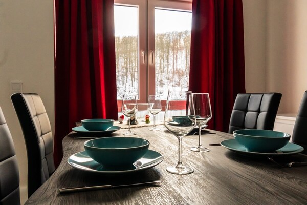 Foto van Gezinscomfort in Güntersberge - Vakantiehuis in Harzgerode Ot Güntersberge - DiningRoom