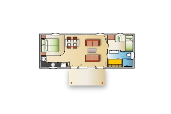 Foto van Bungalow met 2 slaapkamers - Vakantiehuis in Bitterfeld-Wolfen - Untagged