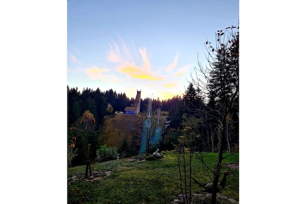 Foto van bij de skischans van het Erzgebirge - Vakantiehuis in Johanngeorgenstadt - Untagged