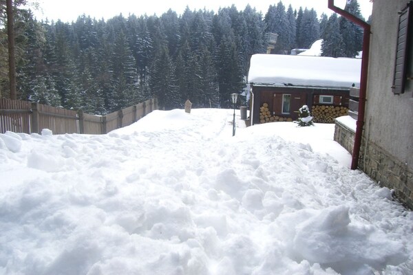 Foto van bij de skischans van het Erzgebirge - Vakantiehuis in Johanngeorgenstadt - Untagged