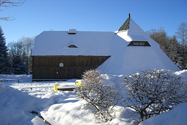 Foto van bij de skischans van het Erzgebirge - Vakantiehuis in Johanngeorgenstadt - Untagged