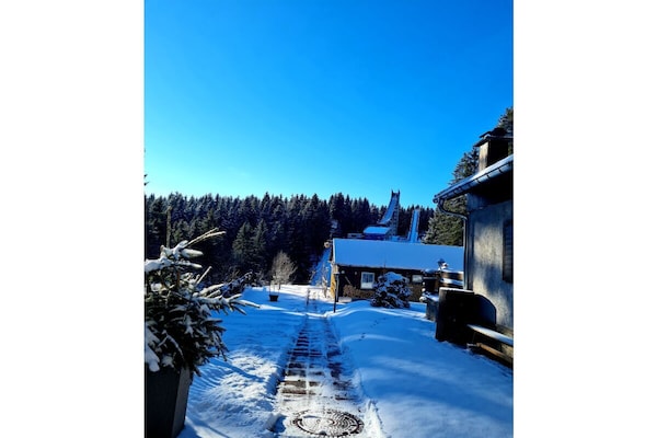 Foto van bij de skischans van het Erzgebirge - Vakantiehuis in Johanngeorgenstadt - Untagged