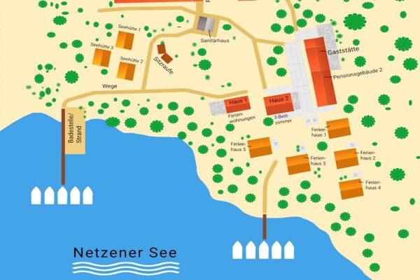 Foto van B3 direct aan het Netzenmeer - Vakantiehuis in Kloster Lehnin OT Trechwitz Siedling - Untagged
