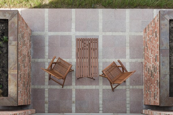 Foto van Vakantieappartement met open haard in Gut Ulrichshusen - TerraceBalcony
