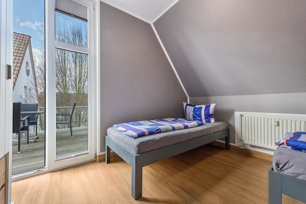 Foto van Comfortabele rijtjeswoning met wifi in Buchholz am Müritzsee - BedRoom