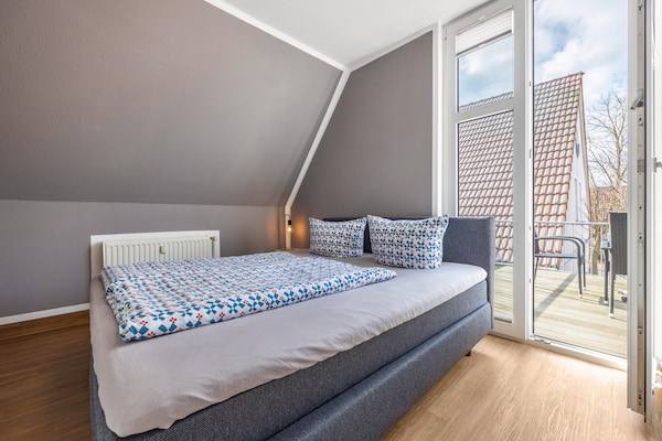 Foto van Comfortabele rijtjeswoning met wifi in Buchholz am Müritzsee - BedRoom