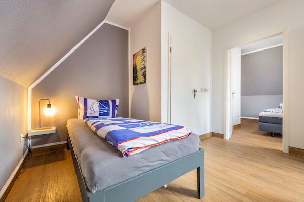 Foto van Comfortabele rijtjeswoning met wifi in Buchholz am Müritzsee - BedRoom