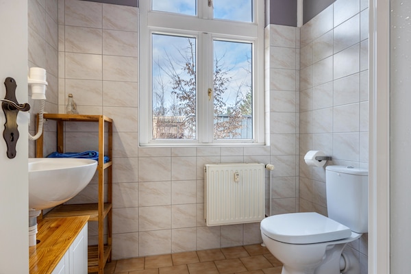 Foto van Comfortabele rijtjeswoning met wifi in Buchholz am Müritzsee - BathRoom