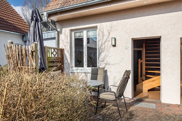 Foto van Comfortabele rijtjeswoning met wifi in Buchholz am Müritzsee - TerraceBalcony