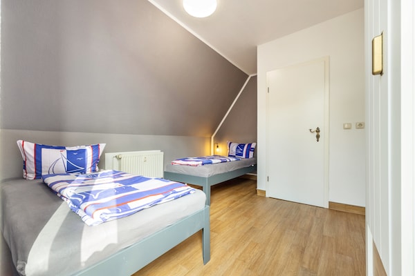 Foto van Moderne rijtjeswoning met wifi in Buchholz am Müritzsee - BedRoom