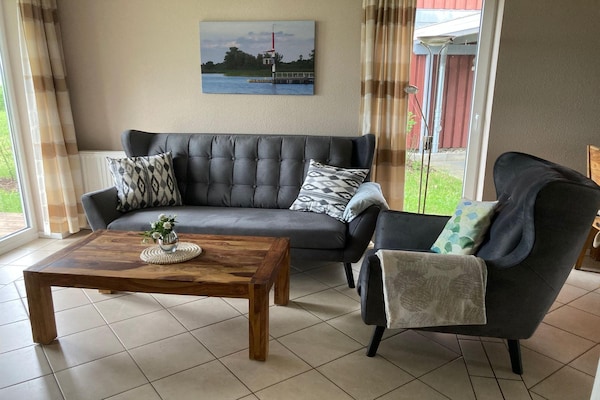 Foto van Geweldig appartement in het merengebied - Vakantiehuis in Rechlin - LivingRoom