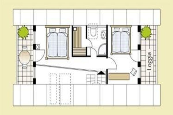 Foto van Liefdevol ingericht appartement - Vakantiehuis in Rechlin - FloorPlan