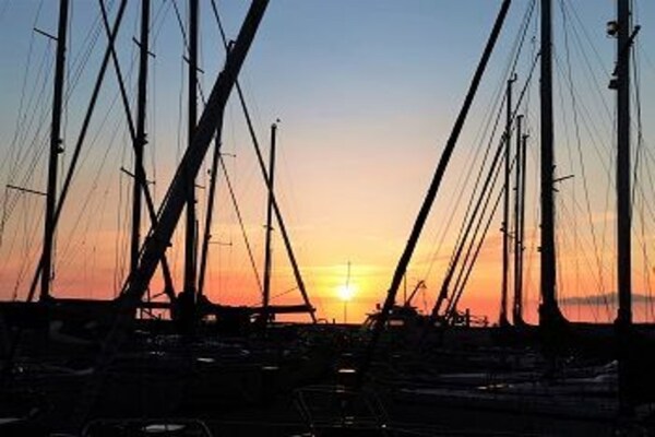 Foto van Prachtig vakantieappartement in Lubmin met uitzicht op Rügen - WaterView