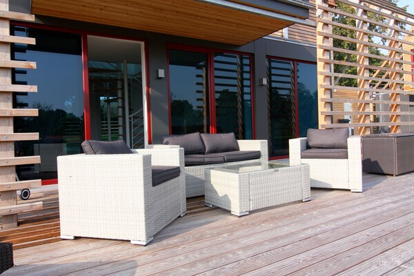 Foto van Chalet in Wendorf - Vakantiehuis in Wendorf - TerraceBalcony