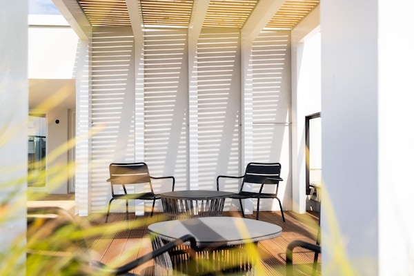 Foto van Baltisch huis met dakterras - Vakantiehuis in Travemünde - TerraceBalcony