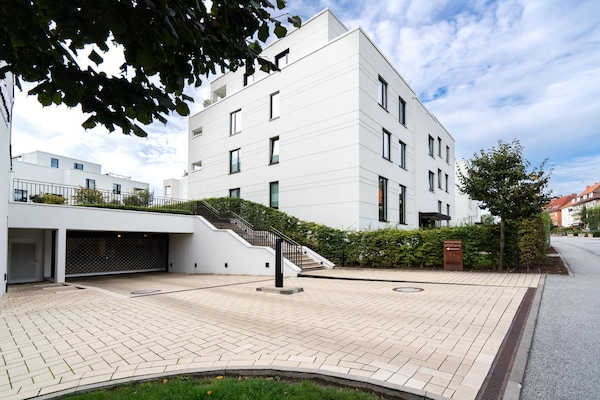 Foto van Balkonappartement met uitzicht op het groen - Vakantiehuis in Travemünde - ExteriorSummer